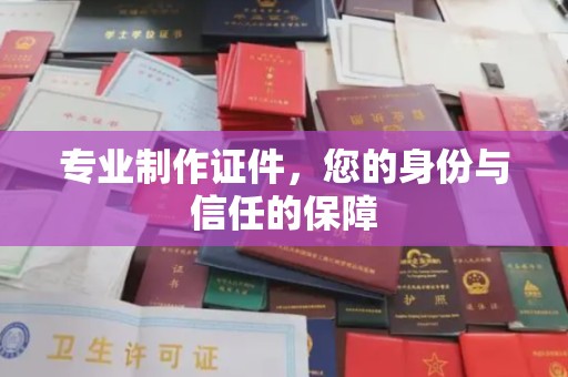 句容专业制作证件，您的身份与信任的保障